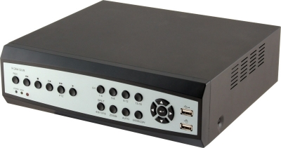 H.264 Einsteiger-DVR mit bis zu 16 Kameras mit einem USB 2.0 und LAN/Internet anschluß